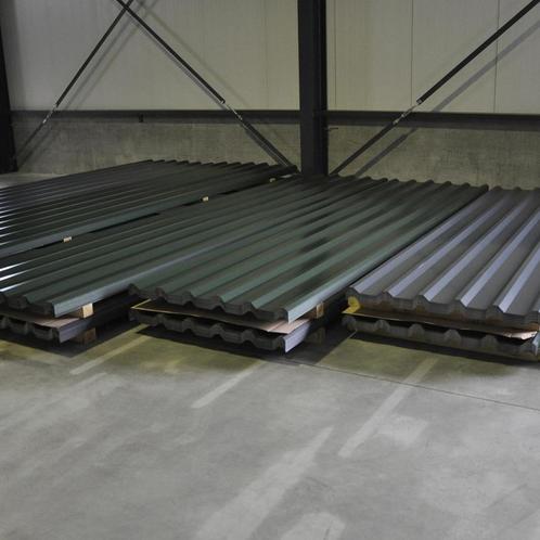 Damwandplaten kleur groen en antraciet, voor wand en dak., Doe-het-zelf en Bouw, Platen en Panelen, Nieuw, Overige materialen