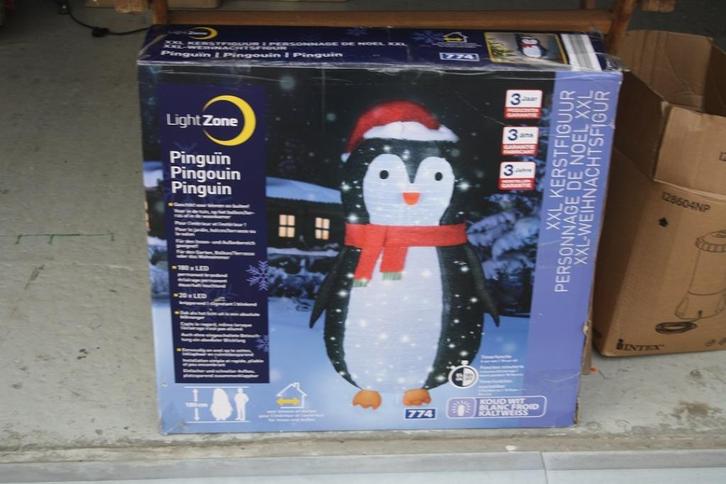 Kerstversiering : Pinguin 180 cm groot van Light zone, Diversen, Kerst, Zo goed als nieuw, Ophalen