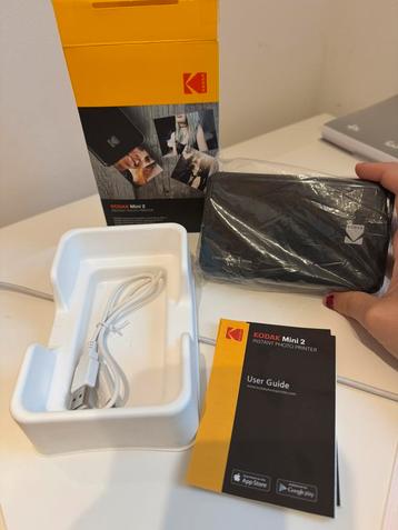 Kodak Mini 2, instant photo printer zwart, Informatique & Logiciels, Enlèvement, Comme neuf