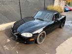MX5 NBFL open air edition 147.xxxkm, Auto's, Achterwielaandrijving, Cabriolet, Zwart, Leder