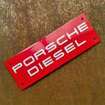 Emaille Schild PORSCHE DIESEL Dealer Bord Plaque Reclamebord, Verzenden, Reclamebord