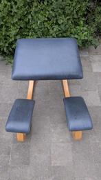 Vintage Stokke varier sit blauw leer, Huis en Inrichting, Bureaustoelen, Ophalen of Verzenden, Blauw