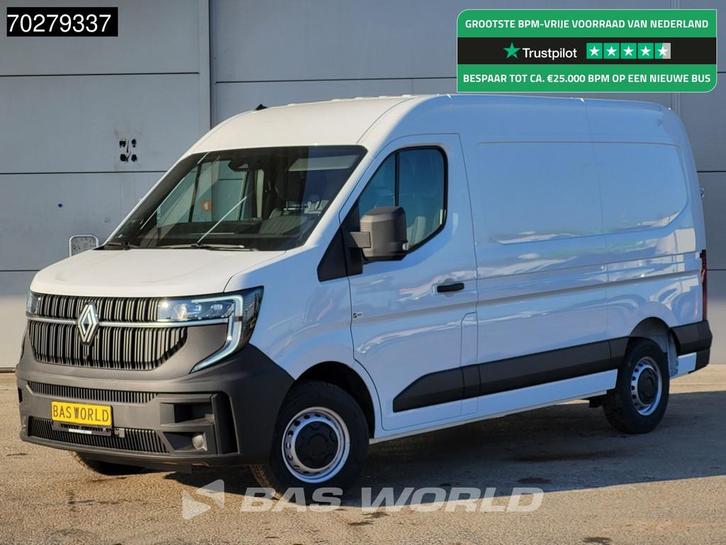 Renault Master 130PK 2025 Model! L2H2 Camera Carplay LED Air, Auto's, Bestelwagens en Lichte vracht, Bedrijf, Te koop, Achteruitrijcamera
