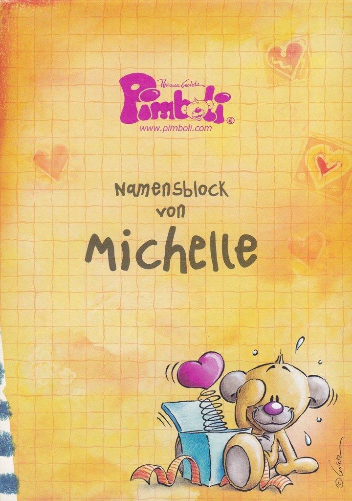 Pimboli restblok Michelle – Generatie 5 met 20 blaadjes., Verzamelen, Diddl, Nieuw, Papier, Kaart of Schrift, Pimboli, Ophalen of Verzenden