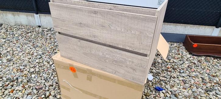 Wastafelmeubel, Huis en Inrichting, Badkamer | Badkamermeubels, Nieuw, Wastafelkast, Minder dan 100 cm, 150 tot 200 cm, 25 tot 50 cm