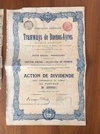 2 fois les actions du tramway de Buenos Ayres 1907, Enlèvement ou Envoi