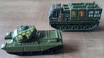 2 speelgoed legervoertuigen (merkloos), Verzamelen, Ophalen of Verzenden, Gebruikt
