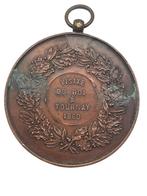 Bronzen medaille Leopold I — Bezoek aan Doornik 1860, Ophalen of Verzenden, Brons