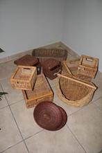 ensemble de PANIERS EN OSIER, Maison & Meubles, Osier, Comme neuf, Enlèvement, Panier