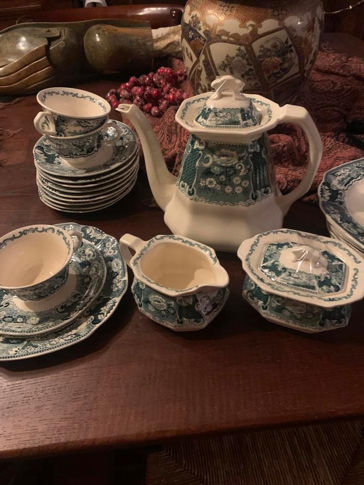 Ceramique de Maastricht koffieset, Antiek en Kunst, Antiek | Servies compleet, Ophalen