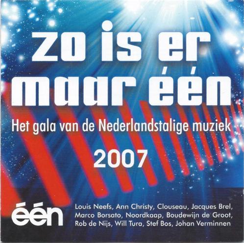 Zo Is Er Maar Eén 2007 2cd, Cd's en Dvd's, Cd's | Nederlandstalig, Zo goed als nieuw, Pop, Ophalen of Verzenden