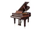 Steinway & Sons modèle O-180 cm  en MACASSAR brillant, Musique & Instruments, Pianos, Comme neuf, Brillant, À queue, Autres couleurs