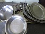 assortiment inox schotels, Ophalen, Gebruikt, Inox