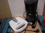 électroménager ( machine à café + machine à croque ), Enlèvement, Utilisé