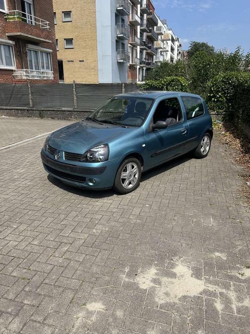 1400, Auto's, Renault, Particulier, Clio, Benzine, Euro 4, 3 deurs, Handgeschakeld, Blauw, Grijs, Stof, Onderhoudsboekje, Ophalen