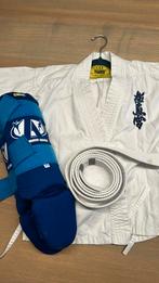 Karate pak Gi 7jaar met scheenbeschermers, Ophalen of Verzenden, Zo goed als nieuw, Karate