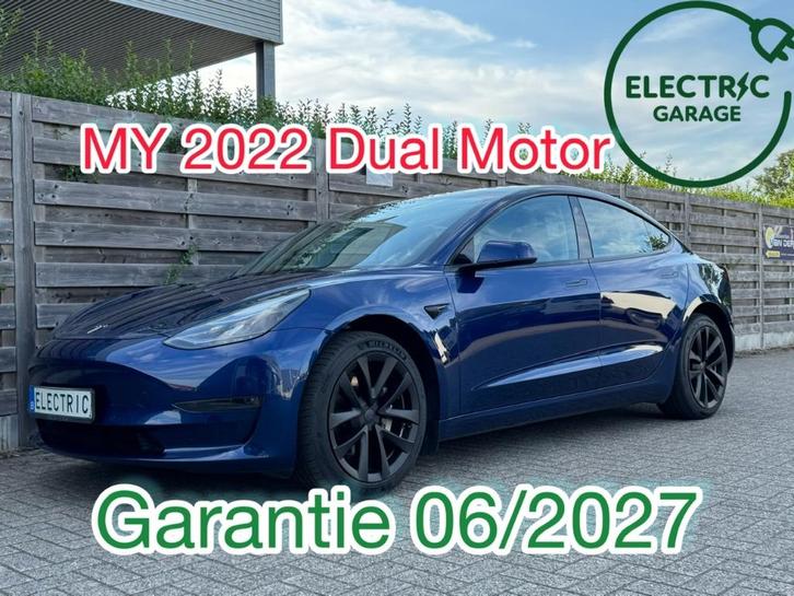 Model 3 Long Range Dual *Garantie*, Auto's, Tesla, Bedrijf, Te koop, Model 3, 4x4, ABS, Achteruitrijcamera, Adaptieve lichten