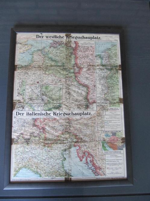 WOI - Walter Paasches Frontenkarte, Juni 1915, Verzamelen, Militaria | Algemeen, Overige soorten, Overige typen, Ophalen