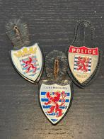 Set van 3 landelijke politiebedels, Ophalen of Verzenden, Gebruikt