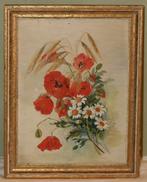 Olie schilderij op paneel 1917, Ophalen of Verzenden