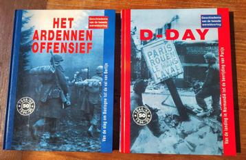 D-DAY + Ardennen offensief (2 hardcover boeken) beschikbaar voor biedingen