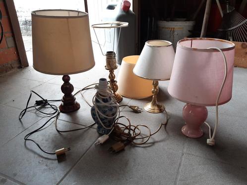 diverse lampjes en lampekapjes, Huis en Inrichting, Lampen | Lampenkappen, Gebruikt, Ophalen
