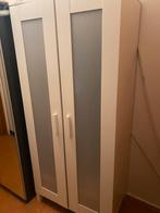 Witte 2-deurs kledingkast in perfecte staat., 50 tot 100 cm, Overige materialen, 150 tot 200 cm, 50 tot 75 cm