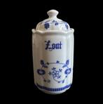 Zoutpotje met deksel - motief Saksen, Ophalen of Verzenden