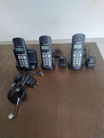 Draadloos telefoonsysteem Siemens Gigaset AL145 (3 toeste, Telecommunicatie, Vaste telefoons | Handsets en Draadloos, Ophalen of Verzenden