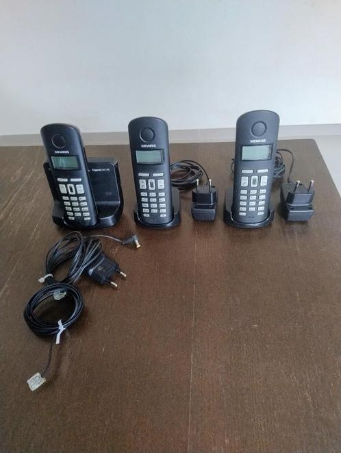 Draadloos telefoonsysteem Siemens Gigaset AL145 (3 toeste, Telecommunicatie, Vaste telefoons | Handsets en Draadloos, Gebruikt