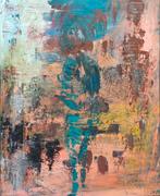 Schilderij 'Alien', olieverf paletmes, nieuw., Enlèvement