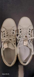 Witte sneakers met goud, Comme neuf, Sneakers et Baskets, Enlèvement ou Envoi