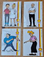 Suske en Wiske reeks 4 stickers Shell 1983 Vandersteen, Ophalen of Verzenden, Suske en Wiske, Zo goed als nieuw, Plaatje, Poster of Sticker