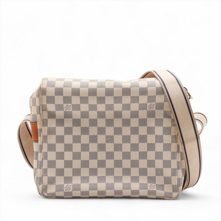 Louis Vuitton Naviglio Azur schoudertas voor dames, Handtassen en Accessoires, Tassen | Schoudertassen, Gebruikt, Overige merken