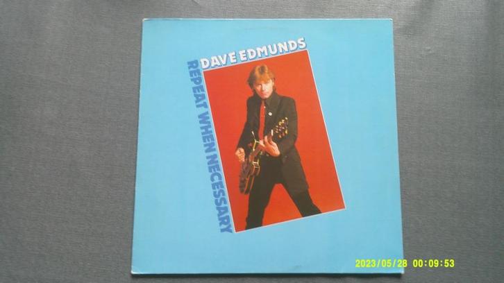 Dave Edmunds – Repeat when necessary (LP), Cd's en Dvd's, Vinyl | Rock, Gebruikt, Ophalen of Verzenden