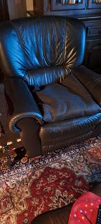 lederen zetels Gratis, Huis en Inrichting, Zetels | Zetels, Ophalen, Gebruikt, Leer