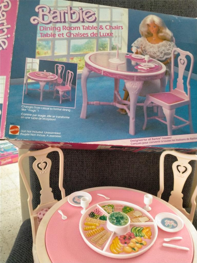Barbie 2 boites Vintage - cuisine et salle à manger de rêve - 99% complet -  TBE