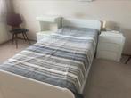 Mooi 1-persoons bed, grote maat 200x90 cm met 1 nachtkastje., Ophalen, Gebruikt, Eenpersoons