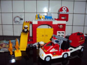 LEGO Duplo Brandweerkazerne - 6168 met sirene!!! Ding-ding-.