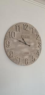 Grote Ibiza style wandklok, Huis en Inrichting, Ophalen of Verzenden, Zo goed als nieuw, Analoog, Wandklok