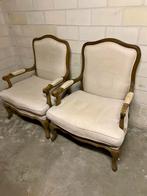Zetel Louis XV 2 stuks, Antiek en Kunst, Ophalen