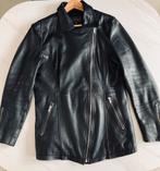 Leren jas maat 42/44 in zeer goede staat, Sarandi, Ophalen of Verzenden, Maat 42/44 (L), Zwart