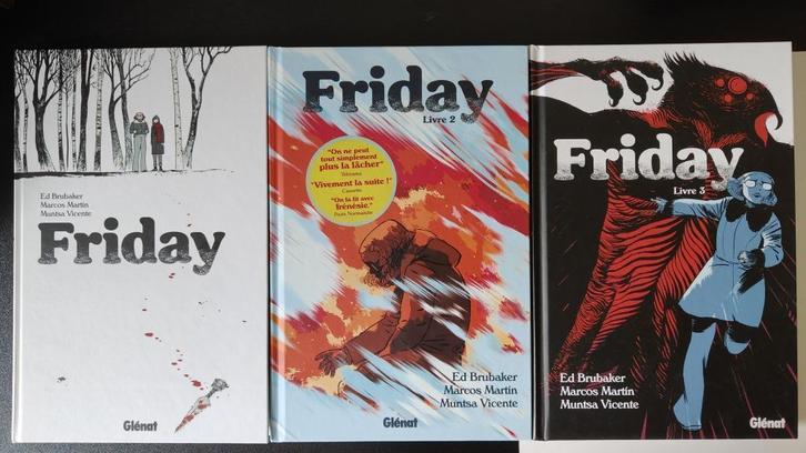 Friday Tomes 1 à 3 + Ex Libris, Boeken, Stripverhalen, Zo goed als nieuw, Complete serie of reeks, Ophalen of Verzenden