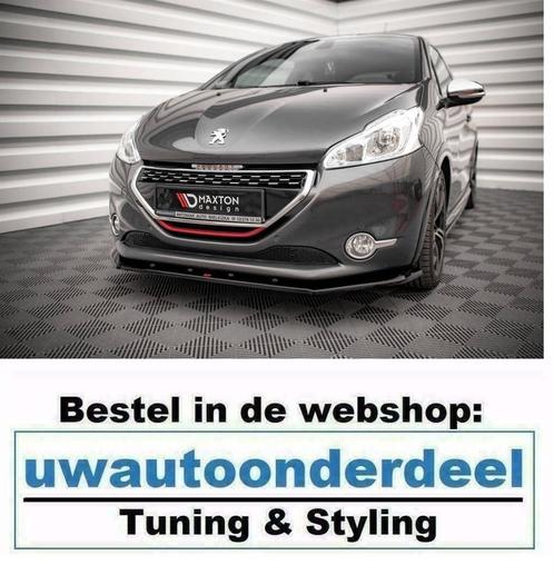Maxton Design Spoiler Lip Splitter Voor Peugeot 208 GTI Mk1, Auto diversen, Tuning en Styling, Verzenden
