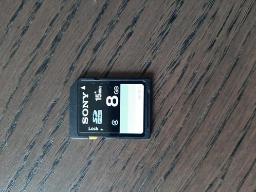 Sony SDHC-geheugenkaart – 8 GB – Class 4, Audio, Tv en Foto, Foto | Geheugenkaarten, Zo goed als nieuw, SD, 8 GB, Ophalen of Verzenden