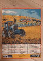 vintage jaarkalender handdoek oltimer ford traktoren, Diversen, Kalenders, Ophalen of Verzenden, Jaarkalender
