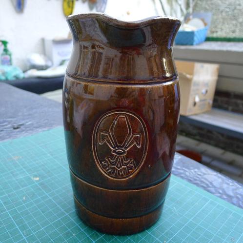 Grote CHIMAY geglazuurde zandstenen bierkan, Antiek en Kunst, Antiek | Keramiek en Aardewerk, Ophalen of Verzenden