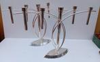 zilver H.R.W. FINK Germany 2 grote kandelaars, Ophalen of Verzenden, Zilver