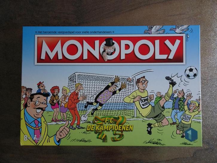 Monopoly FC De Kampioenen, Hobby en Vrije tijd, Gezelschapsspellen | Bordspellen, Zo goed als nieuw, Ophalen of Verzenden