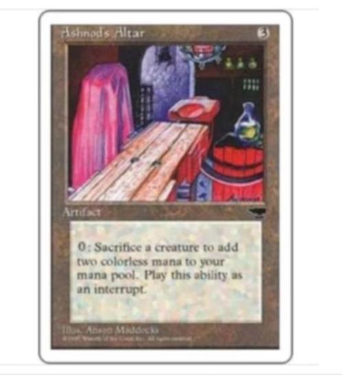 Ashnod's Altar - CHR - MTG - gd, Hobby en Vrije tijd, Verzamelkaartspellen | Magic the Gathering, Ophalen of Verzenden